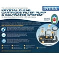Intex 120V Cartridge Filter Pump and Saltwater System