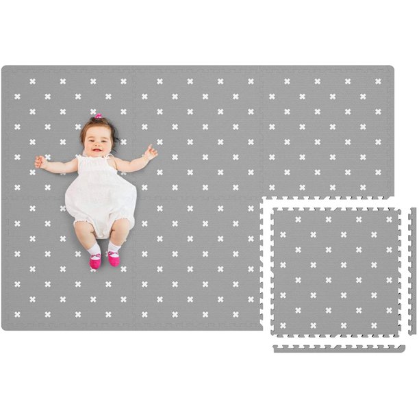 Extra Large Baby Foam Play Mat 4FT x 6FT NonToxic Puzzle Floor Mat for Kids & Toddlers