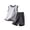 Gray1, variant on Kids Boys Summer Pajama Sets, Short Sleeve 2-piece Cotton Breathable Sleepwear Sets Blue Size 14-16