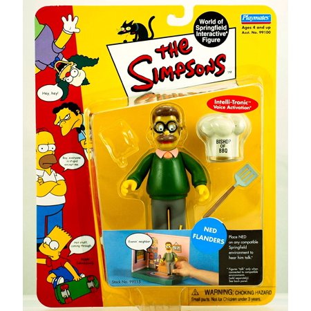 Series 2 Ned Flanders Action Figure, Ned Flanders By The Simpsons From (The Best Of Ned Flanders)