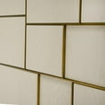 thumbnail image 3 of Modrest Auer - Mid-Century Modern Cream Ash + Gold Buffet, 3 of 10