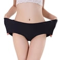thumbnail image 4 of 1PC Seamless Briefs Ultra-thin Traceless Trimming Ruffles Soft Underwear Women's Panties Plus Size Panties S-3XL, 4 of 6