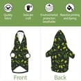 thumbnail image 6 of Haiem Green Branch Olive for Winter Dog Hoodie Sweatshirts with Pockets Warm Dog Clothes for Small Dogs Chihuahua-X-Large, 6 of 7