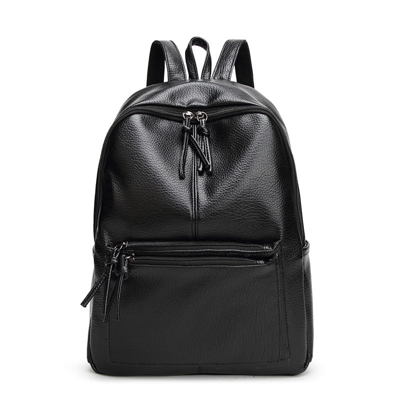 Women S Bags Korean Version Of The Shoulder Hand Bags All Match Student School Bag College Style Trendy Backpack Black Walmart