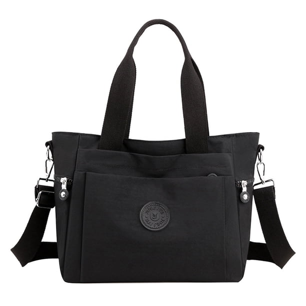 Bolsos De Nylon Para Mujer, Bolsa De Viaje De Nylon Impermeable, Bolsos Ligeros, Bolsa De Transporte Para Hombres Y Mujeres, Bolso De Hombro De Nylon Con Múltiples Bolsillos.