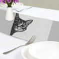 thumbnail image 4 of Yayeee Table Runner 70 inches Long Home Kitchen Dinning Party Decoration, Black Cute Cat, 4 of 7