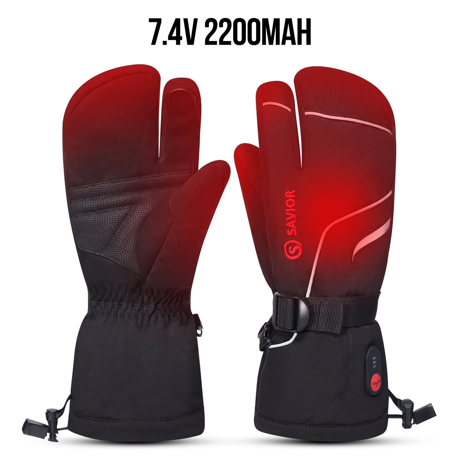 Snow Deer Heated Gloves, Unisex Rechargeable Battery-Powered Thermal Electric Gloves for Winter Outdoor Activities