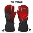 thumbnail image 3 of SNOW DEER Heated Gloves, Unisex Rechargeable Battery Powered Electric Heating Glove for Winter Outdoor Working Snow Ski Snowboarding Hunting Snowmobiling Motorcycle Riding, 3 of 9