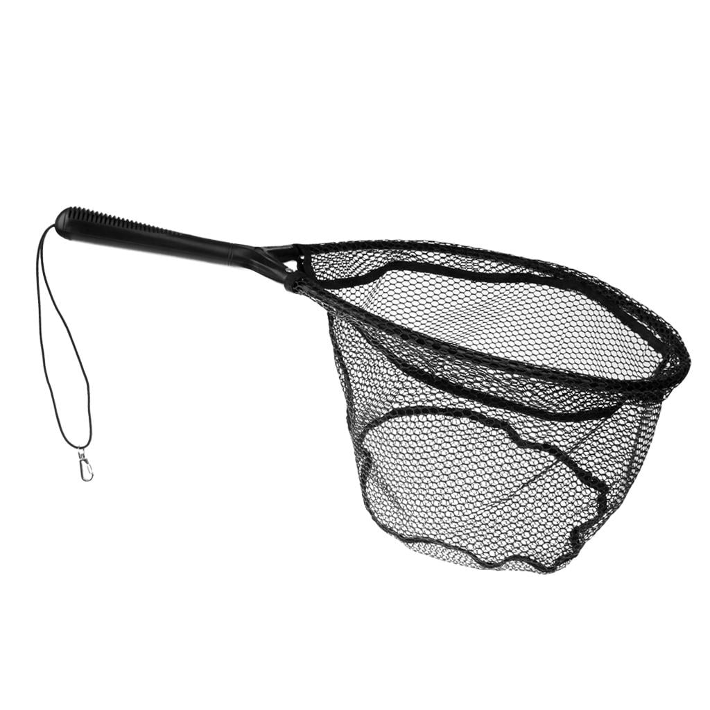 Wswqop Fly Fishing Landing Net Smooth Performance With Safety Line Durable Fish