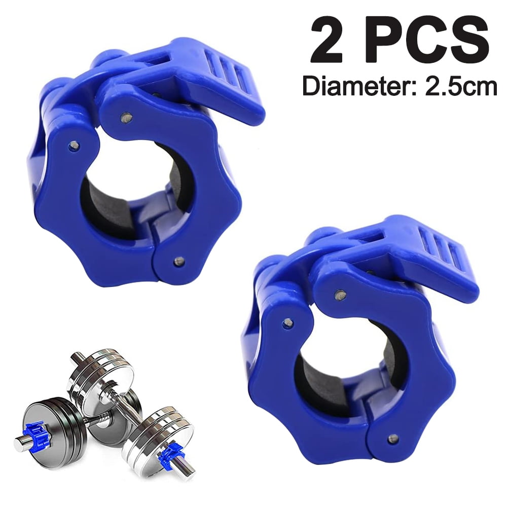 2 Pieces 2/50mm Barbell Clamp Collar Pair of Barbell Locking Buckles Quick Release Barbell Clips Olympic Weight Bar Plate Locks Collar Clips for Workout Weightlifting Fitness StrengthTraining Supplies 