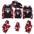 thumbnail image 4 of LSLJS Christmas Pajamas Pyjamas de Noël Assortis pour la Famille, Ensemble Assorti pour la Famille, Pyjamas de Noël pour la Famille, Ensemble Haut à Carreaux Rouges et Pantalons Longs, Ensembles de Vêtements de Nuit pour les Fêtes de Noël, 4 of 4
