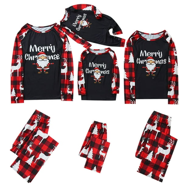 LWZWM Matching Christmas Family Pjs Sets Matching Family Christmas