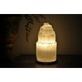 thumbnail image 2 of Selenite Lamp, Selenite Crystal Lamp, 6 inch (15 cm) Height, 3 - 4 lbs, Hand Carved, Dimmer Switch, 2 of 6