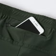 thumbnail image 7 of Skinny Men's 2-in-1 Running Shorts Quick Drying Breathable Active Training Exercise Jogging Cycle Shorts With Longer Liner, 7 of 7