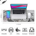 thumbnail image 5 of Enhance Your Workspace: Large Gaming Mouse Pad, Extended 31.5 x 11.8 Desk Mat with Non-Slip Rubber Base for Home Office., 5 of 7