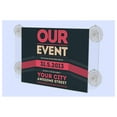 thumbnail image 5 of Window Sign Holder 11" x 8.5" Double Sided Document Display with Suction Cups for Notices and Directional Signage in Public and Government Buildings Clear Acrylic, 5 of 7