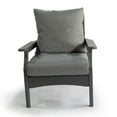 thumbnail image 3 of LuXeo Aspen 3 Piece Plastic Set Deep Seating Chair with End Table in Gray, 3 of 12