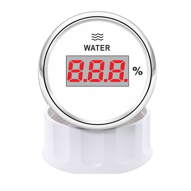 52mm Water Level Gauge With Red Backlight 0-190ohm Water Level Meter For Car Boat ,Suits Most Tanks