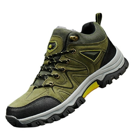 AUXDIQ Hiking Shoes Mens Waterproof Mountain Trekking Shoes Men Breathable Walking Shoes Outdoor Sports Running Camping Climbing
