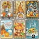 thumbnail image 3 of Cartel de bienvenida placa de Metal Vintage calabaza girasol pájaro carteles de Metal decoración de pared Puerta de jardín cafetería fiesta, 3 of 4