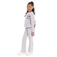 thumbnail image 4 of Stitch Girls' Varsity Graphic Flare Leggings with Foldover Waist, Sizes 4-18, 4 of 7