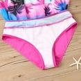 thumbnail image 6 of QUNYINEY Hawaiian Women's Swimsuits Spaghetti Straps Bikinis Bathing Suit High Waisted Two Piece Swimsuit Sets, 6 of 8