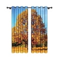 thumbnail image 4 of Aofoto Fall Grommet Blackout Room Darkening Curtains, Light Blocking Window Drapes for Bedroom,2 Panels,42 x 84 Inch, 4 of 5