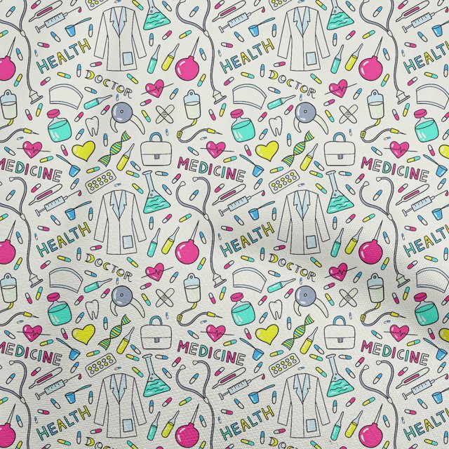 oneOone Polyester Spandex Pink Fabric Tool Craft Projects Decor Fabric Printed By The Yard 56 Inch Wide