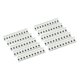 thumbnail image 1 of 2x100 Uds SMD0805 104 resistencias de chip SMD 100K Ohm 1/8W 1% 2 piezas, 1 of 8