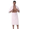 thumbnail image 2 of Colevkie Men's 2 Pieces Wearable Bath Towel Set Bath Skirt & Towel Soft Quick Drying Absorbent Beach Towel Bathroom Towel Spa Hotel Sauna Portable Printed Retro Style Pattern, 2 of 7