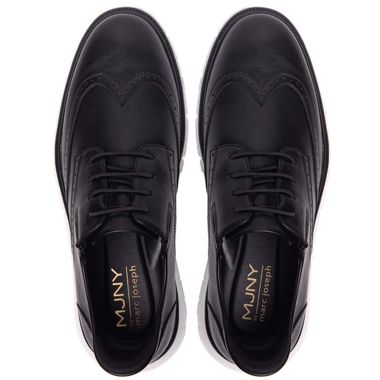 Marc Joseph Wingtip Oxfords Shoes Men\'s Size 10.5 Black Leather Marc Joseph New York Mens Hands Free Slip On Business Formal  main image 3