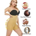 thumbnail image 4 of LELINTA Womens Butt Lifter Panty Hip Enhancing Body Shaper Thigh Slimming Shapewear High Waist Tummy Contorl Waist Trainer Butt Lifter Panties,Size S-XL, 4 of 8