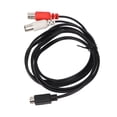 thumbnail image 1 of Cable adaptador de vídeo MINI DIN de 4 pines a 2 BNC Bling Bling flexible 4,9 pies, 1 of 12