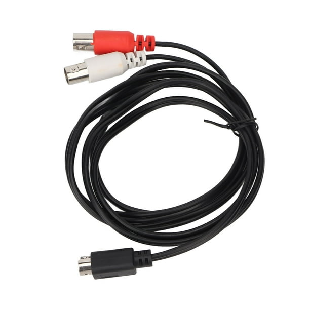 Cable MINIDI Pinto BNC, MINI DIN 4 pines MINIDI Pin Maleto BNC Cable hembra MINIDI PIN Maleto BNC hembra Cable divisor en Y Altamente recomendado