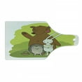thumbnail image 1 of Forest Friends Cutting Board, Simplistic Doodle of Bear Hedgehog Bunny and Bird with Tiny Heart, Decorative Tempered Glass Cutting and Serving Board, in 3 Sizes, by Ambesonne, 1 of 2