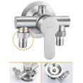 thumbnail image 2 of 1 Pc 304 Less Steel Hot And Ng Valve Surface Mounted Er Faucet Er S Ng Valve Bath, 2 of 4