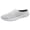 Gray, variant on Men Slip on Loafers Slippers with Arch Support Orthopedic Footbed Indoor Lightweight Outdoor Antiskid Sole Home Shoes Blue Size 8