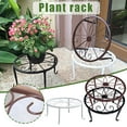 thumbnail image 4 of Dengmore 9x9x5 inchs Metal Plant Stands Set for Flower Pot Heavy Duty Potted Holder Indoor Outdoor, 4 of 11
