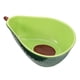 thumbnail image 1 of Cuenco de cerámica con forma de aguacate para servir frutas, ensaladas, postres y aperitivos, 1 of 7