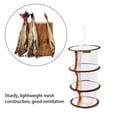 thumbnail image 3 of Toystoory Hanging Mesh Space Saver Bags Organizer Kids Storage Bra Room Basket Drying Multi-function Closet Toy Bedroom Multi-layer Type3 NO3, 3 of 6