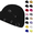 34# Black, variant on Beanie for Women Goth Distressed Ring Punk Skull Cap Y2K Pin Knit Hatswith Piercing Metal Rings for Hiphop Grunge Streetwear