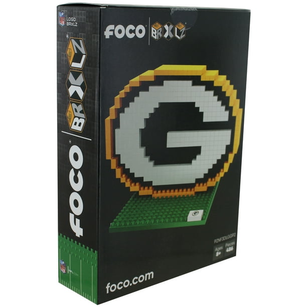 Green Bay Packers 3D Primary Logo BRXLZ Puzzle - Walmart Business