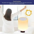 thumbnail image 5 of Altavoz Bluetooth, luz LED, luz nocturna, lámpara de noche inteligente sensible al tacto, regulable, carga USB, portátil, cambio de color RGB, 5 of 5