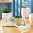 thumbnail image 4 of Bote Suculenta, Resina Sintética Creativa Linda Planta para decoración, 4 of 7