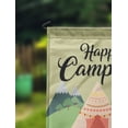 thumbnail image 2 of Printtoo Tan Happy Campers Garden Summer 12.5x18 Inches Double SidedFlagsDouble Sided CampFlagCampsiteFlagPersonalized Camping Flags, 2 of 4