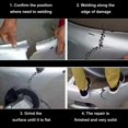 thumbnail image 2 of Spptty 100pcs 0.8mm Auto Bumper Repair Pre Cut Welding Staples Repair Tool Kit 3 Types Available, Welding Staples, Pre Cut Staples, 2 of 8
