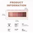 thumbnail image 3 of La caja de la paleta de sombras de ojos de cuatro colores está hecha de plástico para un maquillaje de ojos duradero., 3 of 5