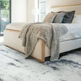 thumbnail image 6 of Cydiria Modern Abstract Fuzzy Faux Wool Area Rug, 7' x 10', Gray, 6 of 8