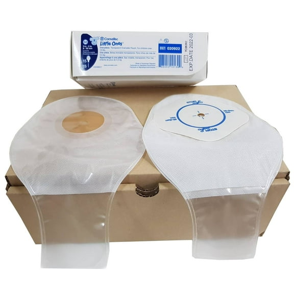 Little Ones ActiveLife Ostomy Pouch Drainable 6"L 1pc System Transparent 020922, 15 Ct