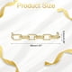 thumbnail image 2 of 2 Pcs Encanto para Agujetas para Zapatillas, Broches Decorativos para Agujetas para Zapatos Casual de Mujeres, Dorado (Forma de Cadena), 2 of 7